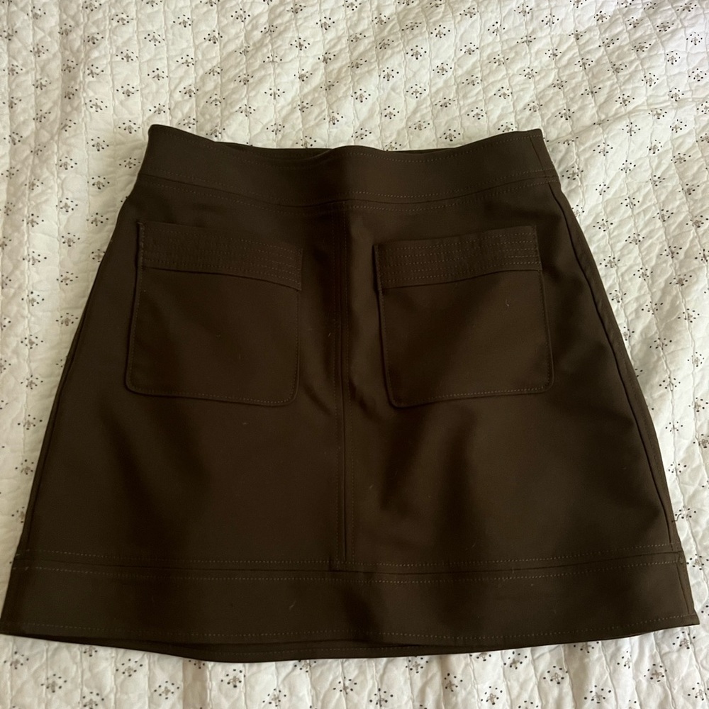 Express A-line mini skirt